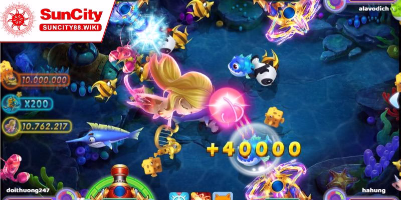 Giao diện săn cá Tiểu Tiên vô cùng đặc sắc và thu hút khách hàng