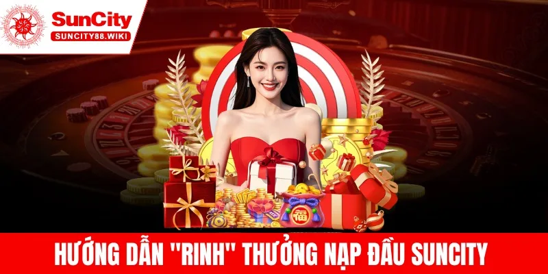 Hướng dẫn "rinh" thưởng nạp đầu Suncity 